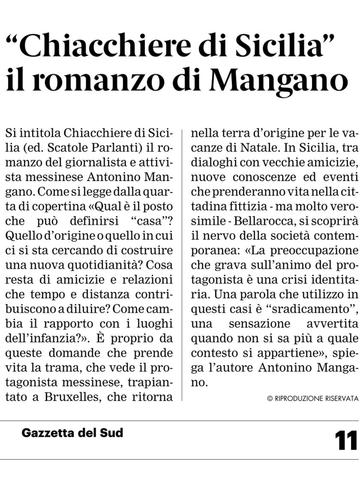 Gazzetta del Sud – 29.01.2026